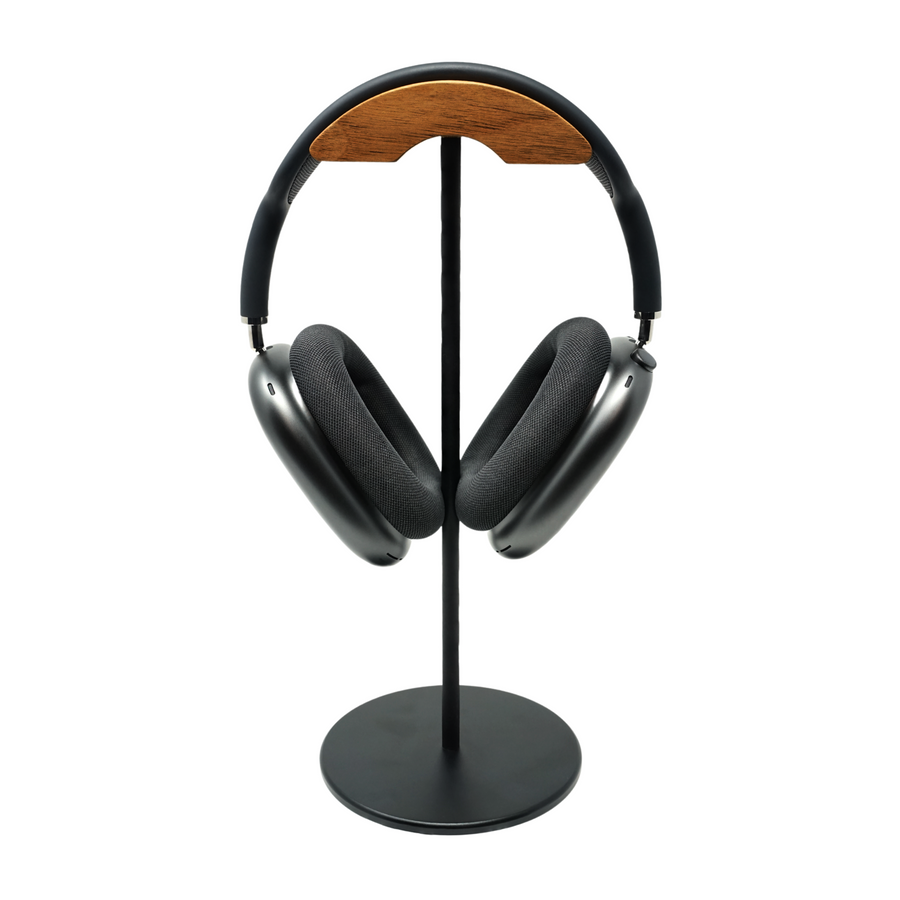 Wooden Arc Headphone Stand