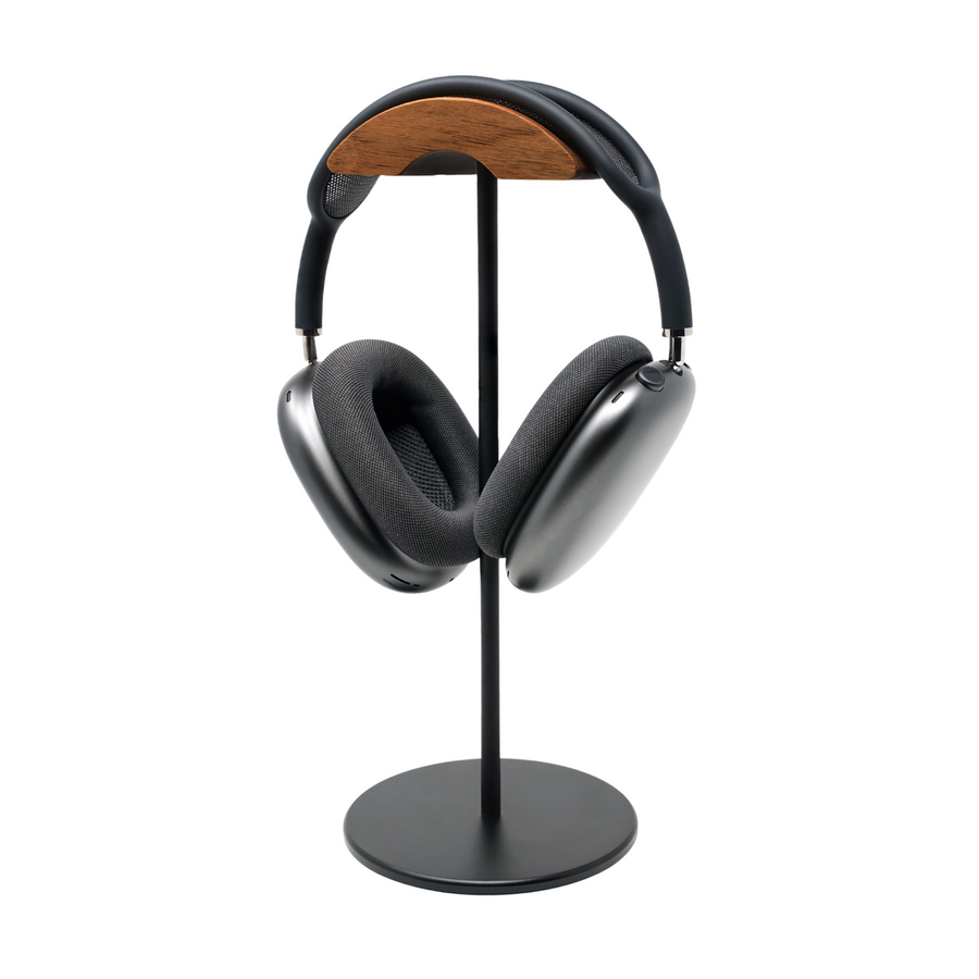 Wooden Arc Headphone Stand