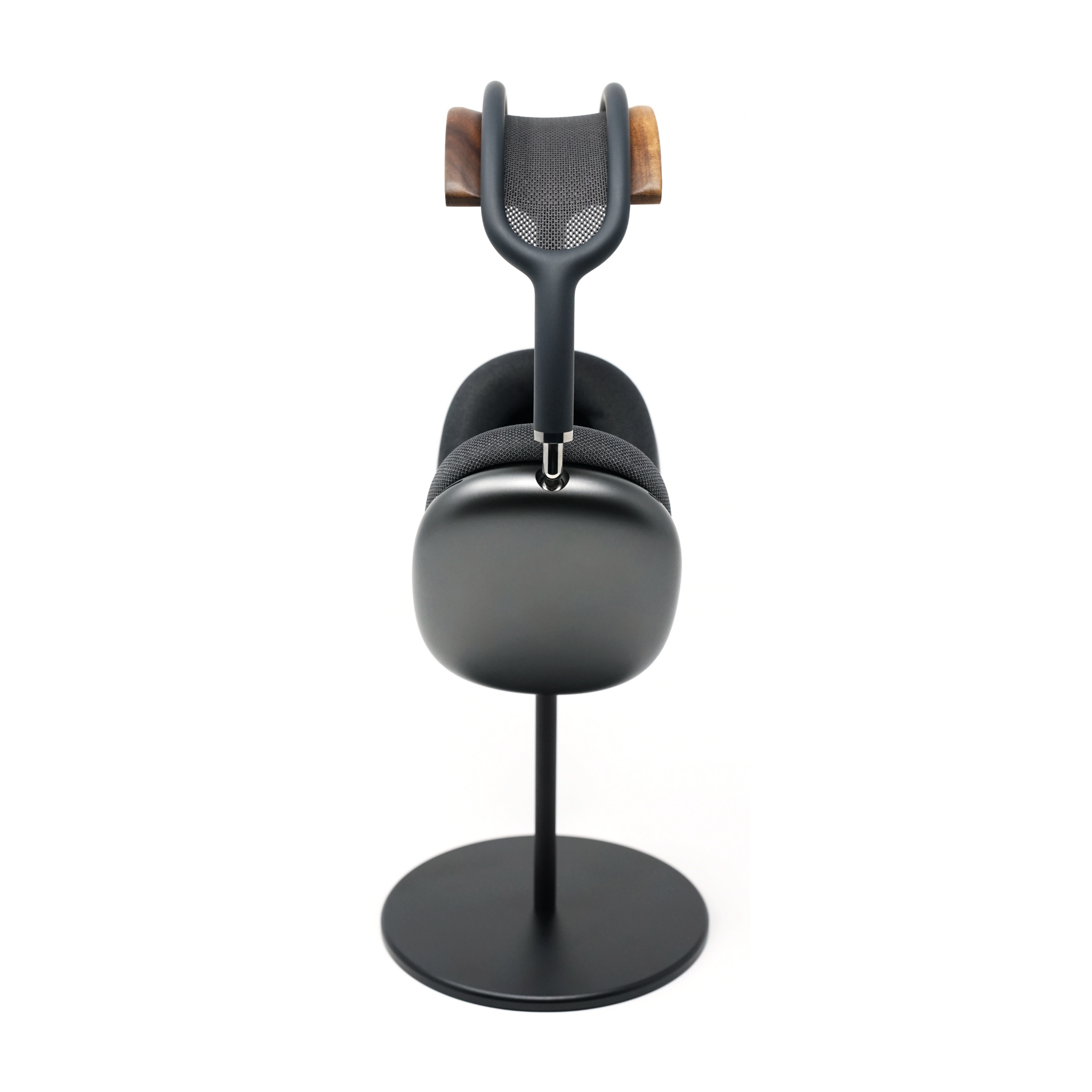 Wooden Arc Headphone Stand