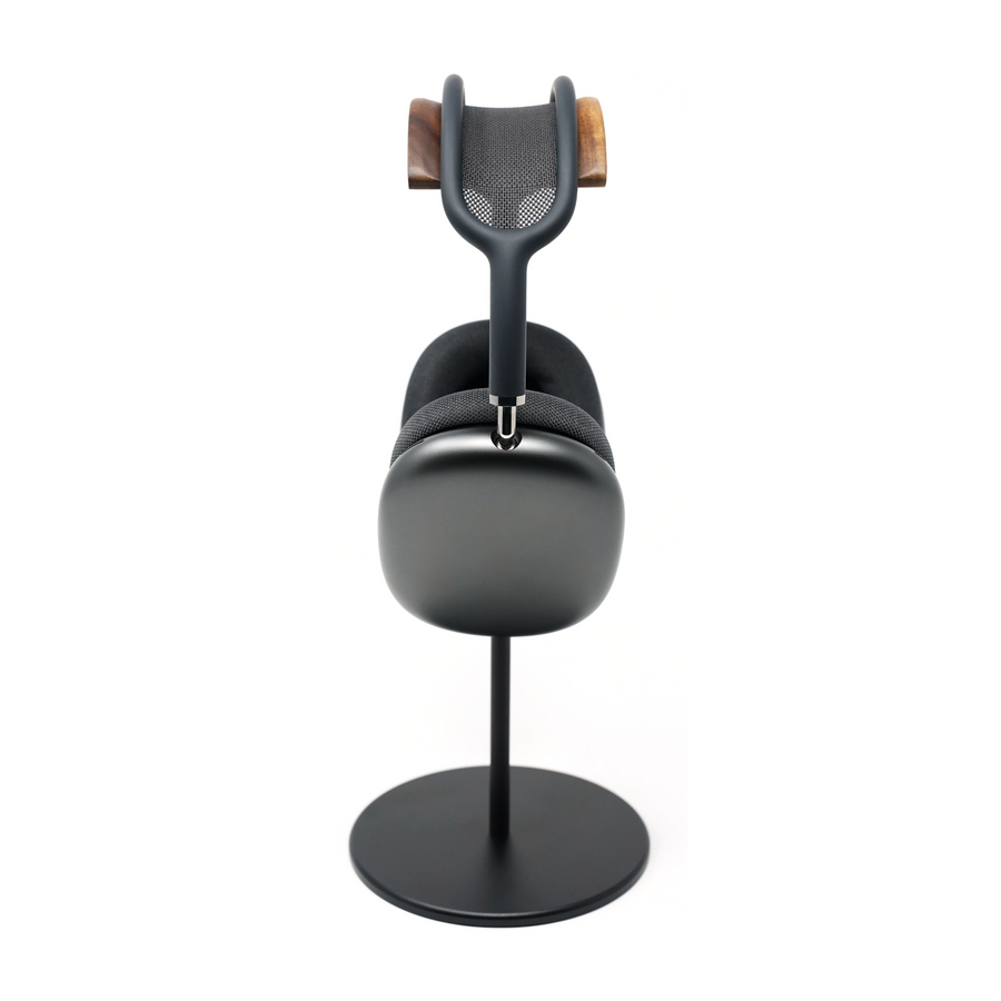 Wooden Arc Headphone Stand