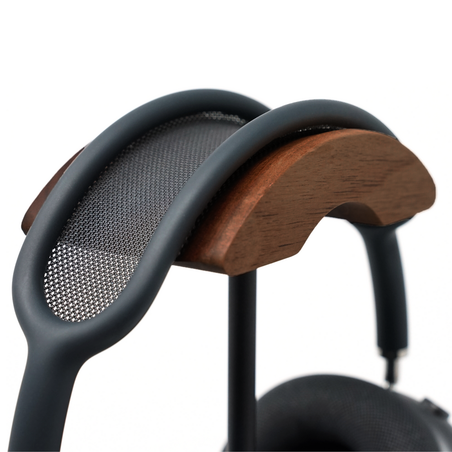 Wooden Arc Headphone Stand