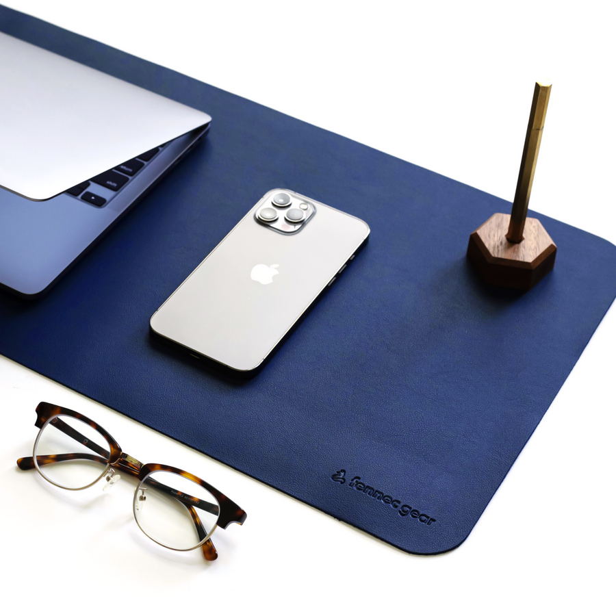 Large Desk Pad - Navy Blue
